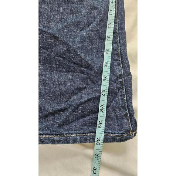 Bebe Women's Dark Wash Bootcut Low Rise Rhinestone Jeans - Size 28 - Picture 9 of 9